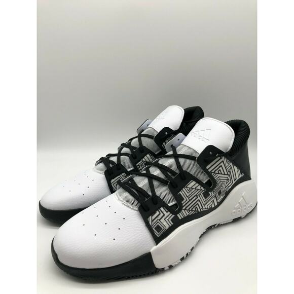 adidas Men\'s Pro Vision BasketBall Shoes White/Black EF0477 Size 13 NIB main image 5